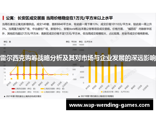 雷尔西克购筹战略分析及其对市场与企业发展的深远影响