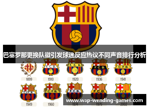 巴塞罗那更换队徽引发球迷反应热议不同声音排行分析 巴塞罗那更换队徽引发球迷反应热议不同声音排行分析